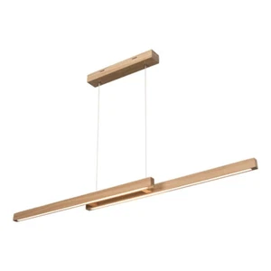 Spot Light Smal Double Pendelleuchte 2xLED 24V, 22,5W Eiche Geölt/Touchdimmer Sp - Bild 1 von 8