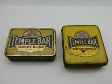 Vintage Temple Bar Tobacco Tins