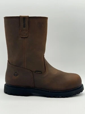 NEW Wolverine Iron Ridge SZ 11 EW MEN WATERPROOF WORK BOOT IN BROWN W08506 - Image 1 of 4