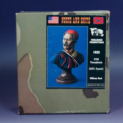 Original Resin Bust 114th Pensylvania -Verlinden (1433) -RARE OUT OF PRODUCTION  - Image 1 of 2