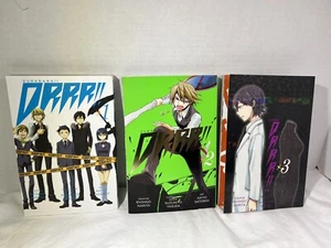 Durarara!! Drrr!! Manga Volumes 1-3 Lot English Yen Press | By AKIYO SATORIGI - Picture 1 of 11