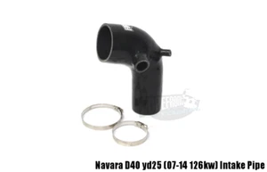 Navara D40 Intake Induction pipe to turbo thai 126kw 2007 to 2014 UPGRADE BLACK - Picture 1 of 3