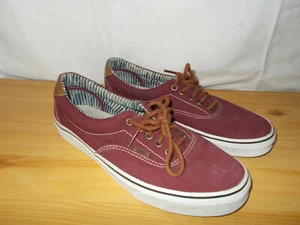Chaussures basket toile épaisse bordeaux VANS 9.5 men 11 wms 42fr  - Picture 1 of 6
