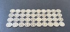 Lot Of 40 Mixed Date Washington Silver Quarters 90% Silver Roll $10 Face Value