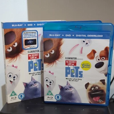 The Secret Life Of Pets (Blu-ray, 2016) Movie Film Animation - Image 1 of 3