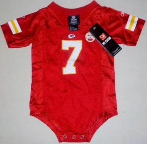 SAM CASSEL #7 KANSAS CITY CHIEFS JERSEY BABY INFANT TODDLER 12 18 24 MOS NWT RED - Picture 1 of 2