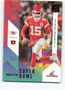 2023 Donruss Road to the Super Bowl AFC Conference Championship Patrick Mahomes - Picture 1 of 2
