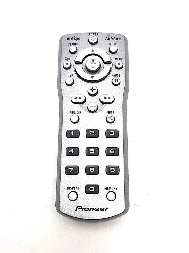 Original OEM PIONEER AIRWARE 1XM2GO XM RADIO Remote XM2GO AIRWARE with batteries - Image 1 of 1