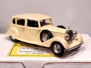 Heco Models 1938 Rolls Royce Phantom III 1/43 Handmade France n.9135 Cream - Picture 1 of 6