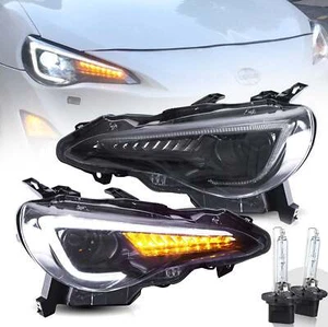 VLAND LED Headlights + LED Bulbs For 12-20 Toyota 86 GT86 Subaru BRZ Plug & Play - Picture 1 of 17