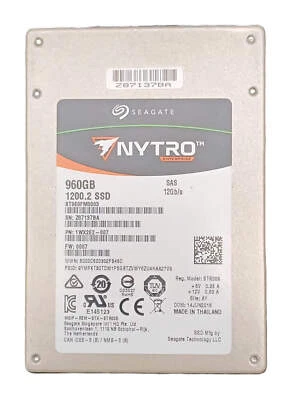 Seagate Nytro 1200.2 960GB SAS 12Gb/s Enterprise-Class SSD ST960FM0003 - Image 1 of 3