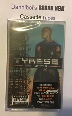 BRAND NEW - Tyrese 2000 Watts - Year 2001 - Cassette Tape has Never been opened! - Image 1 of 2