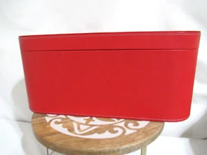Dyson Airwrap Dryer Styler Red Leather Storage Presentation Case - Picture 1 of 9