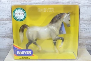 BREYER TRADITIONAL HORSE #1103 PIPPIN GLOSSY ROSE GREY ARABIAN NEW IN BOX - Picture 1 of 13
