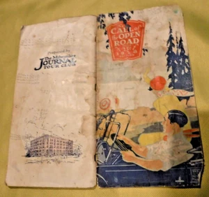 THE CALL OF THE OPEN ROAD 1928 ED WISCONSIN & U P MICHIGAN ROAD MAPS TRAVEL - Picture 1 of 8