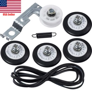 Dryer Roller Repair Kit For LG DLE0332W, DLE0442G, DLE0442W, DLE1310W, DLE2512W - Picture 1 of 6