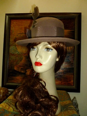 Sombrero de Vaquero Western con Cinta y Pluma Talla M Street Smart Betmar 100% Lana Foto 1 de 4