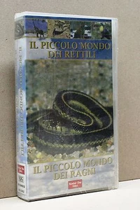 IL PICCOLO MONDO DEI RETTILI - IL PICCOLO MONDO DEI RAGNI [vhs, number one video - Picture 1 of 1