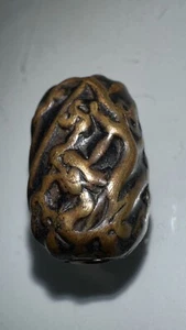 Antico Ojime Mukade Centipede Perlina Drago Netsuke Meiji Giappone Inro Metalli - Foto 1 di 11