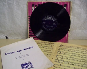 Raymonde Fraisse Disco 33RPM 25cm Danse Des Juguete Notas Scoladisque N º 2062 - Picture 1 of 1