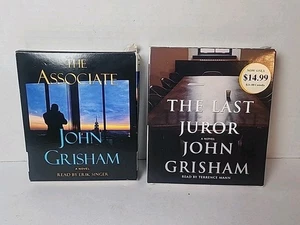 John Grisham Audiobook CD Lot- The Associate & The Last Juror - Picture 1 of 4