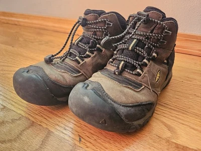 Botas de Senderismo Keen Kids Ridge Flex Mid Impermeables Talla 2Y Cuero Marrón 1025585 Foto 1 de 4