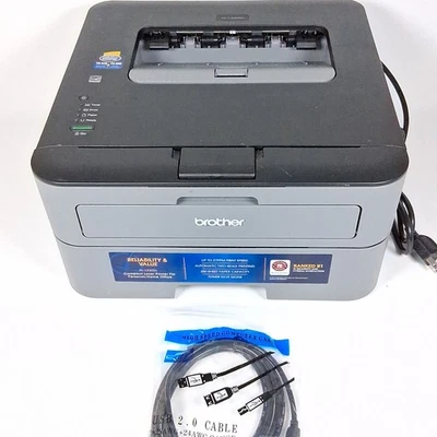 Brother HL-L2300D Mono Laser Printer Duplex Tested Page Count 5601 - Free Ship - Image 1 of 4