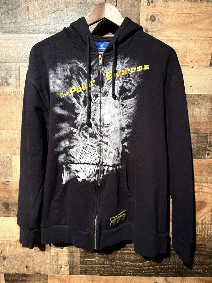 Sudadera con Capucha Polar Express True Believer Unisex Cosida RARA con Licencia Oficial Foto 1 de 4