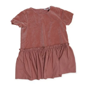 H&M, Kleid, Größe: 98, Pink, Einfarbig, Samt, Mädchen #oma - Bild 1 von 4