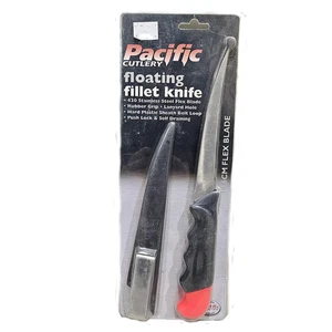 Pacific Cutlery 6" Floating Fillet Knife with Sheath & Clip 14.6cm S/Steel Blade - Picture 1 of 7