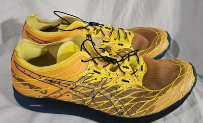 Zapatos ASICS Fujispeed tinta amarilla dorada verde azulado 1011B330-750 para hombre talla 12 nuevos sin caja Foto 1 de 4