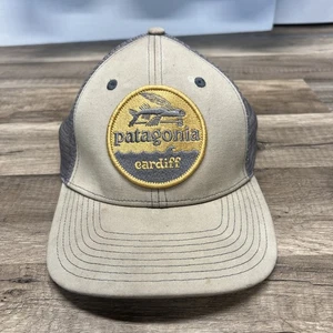 Patagonia Mütze Cap Snap Back Mesh Trucker Patch bestickt Herren Outdoor Vintage - Bild 1 von 6