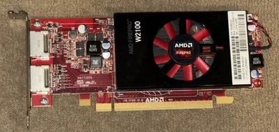 AMD FirePro W2100 2GB GDDR3 Graphics Card Low Profile 2x - Image 1 of 2
