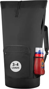 Zaino Borsa Portabiancheria - XL Cesto Resistente Contiene 3-4 Carichi - Cinghie Regolabili, - Foto 1 di 12