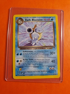2002 Pokémon TCG Dark Blastoise Holo Rare Card 4/110 Vintage - Image 1 of 4
