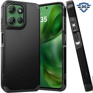 Für Moto G Power 2025 Hülle Dual Layer Stoßfest Handy Cover + Hartglas - Bild 1 von 30