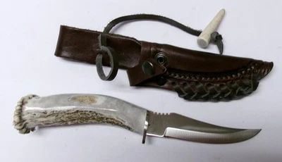 Silver Stag DS4.5 Deer Skinner Fixed Blade Brown Leather Sheath Genuine NEW! - Image 1 of 4