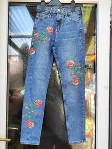 topshop moto blue stretch skinny fit jeans (label)W26L30(actual)W24L24.5 - Picture 1 of 4