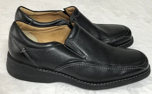 Scarpe Johnson and Murphy uomo 9M Goodwin veneziana slip on pelle di pecora Brasile - Foto 1 di 14