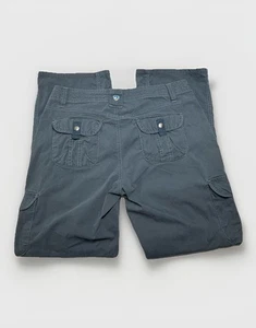Women’s Kuhl Cargo Pants Size 10S Roll Up Straight Hiking Camping Drawstring - Picture 1 of 9