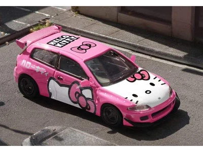 HONDA Civic (EG6) Pandem  - Hello Kitty - FuJi 1:64 - Immagine 1 di 4