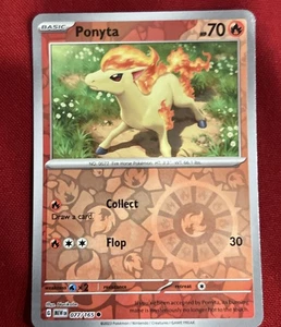 Ponyta 077/165 Sv: Scarlet & Violet 151 Reverse Holo - Foto 1 di 14