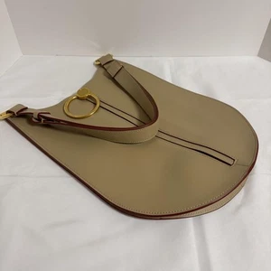 MARNI Earrings Shoulder Bag Red Beige Leather - Picture 1 of 13