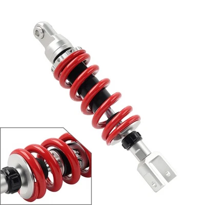 Red 33MM Clevis 345MM Rear Shock Absorber For Honda NX650 DOMINATOR 1988-1994 Foto 1 de 4