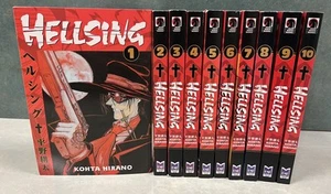 Hellsing manga complete set, vol 1-10, Dark Horse, 2003 first edition, english - Picture 1 of 14