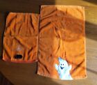 Pomarańczowy haftowany zestaw ręczników łazienkowych Halloween Pająk Pajęczyna Dekoracja