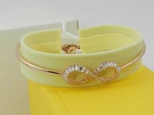 Swarovski Rose Gold-Tone Mixed Crystal Infinity Bangle Bracelet 5679443 - Picture 1 of 6