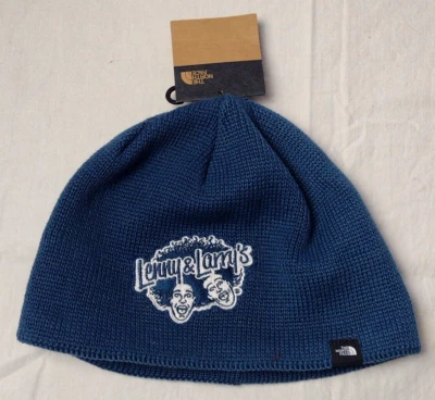 NUEVO The North Face Mountain Beanie Lenny & Larry's Cookies Promo Blue Wing Teal Foto 1 de 4