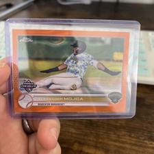 2022 Topps Pro Debut - Chrome Orange Lava Refractor #PDC-43 Alexander Mojica /25