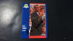 1991 Fleer K.C. Jones signed Card - Picture 1 of 2